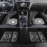 Black Tongan Ngatu Fonulei Pattern Car Mats