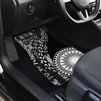 Black Tongan Ngatu Fonulei Pattern Car Mats