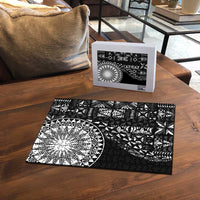 Black Tongan Ngatu Fonulei Pattern Puzzle - Polynesian Pride
