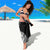 Black Tongan Ngatu Fonulei Pattern Sarong