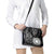 Black Tongan Ngatu Fonulei Pattern Shoulder Handbag