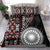 Red Tongan Ngatu Fonulei Pattern Bedding Set