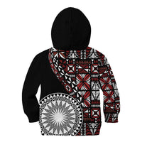 Red Tongan Ngatu Fonulei Pattern Kid Hoodie