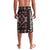 Red Tongan Ngatu Fonulei Pattern Lavalava