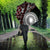 Red Tongan Ngatu Fonulei Pattern Umbrella - Polynesian Pride