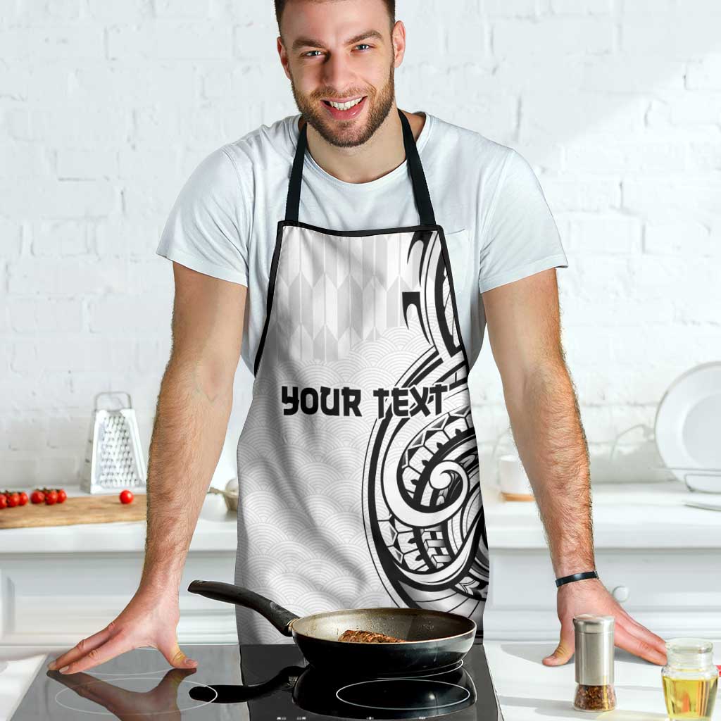 Hawaii and Japanese Culture Personalised Apron With Polynesian Tribal Tattoo Style - Polynesian Pride