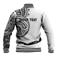Hawaii and Japanese Culture Personalised Baseball Jacket With Polynesian Tribal Tattoo Style