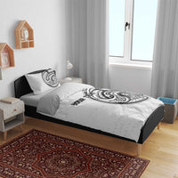 Hawaii and Japanese Culture Personalised Bedding Set With Polynesian Tribal Tattoo Style