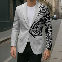 Hawaii and Japanese Culture Personalised Blazer With Polynesian Tribal Tattoo Style - Polynesian Pride