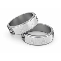 Hawaii and Japanese Culture Classic Ring With Polynesian Tribal Tattoo Style - Polynesian Pride