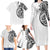 Hawaii and Japanese Culture Personalised Family Matching Long Sleeve Bodycon Dress and Hawaiian Shirt With Polynesian Tribal Tattoo Style