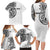 Hawaii and Japanese Culture Personalised Family Matching Long Sleeve Bodycon Dress and Hawaiian Shirt With Polynesian Tribal Tattoo Style