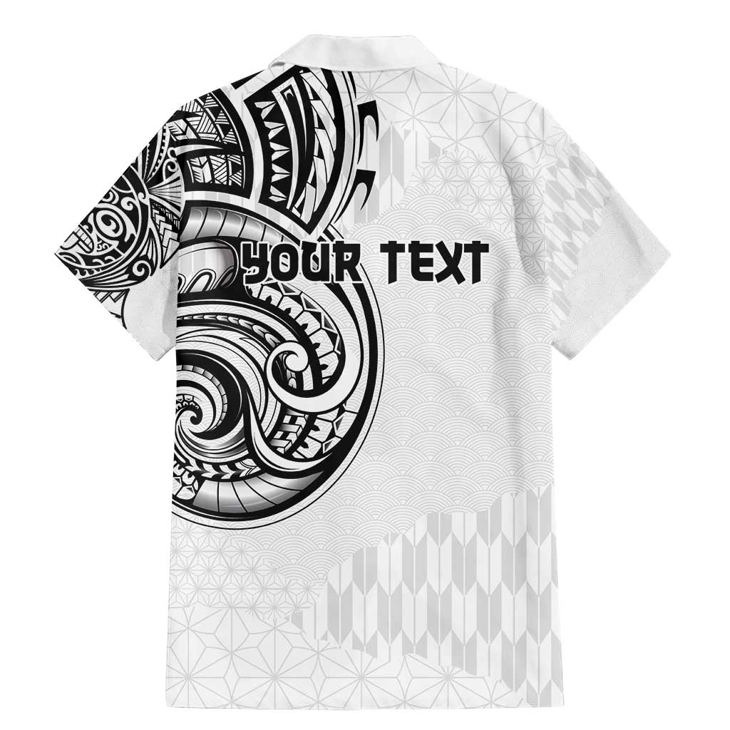 Hawaii and Japanese Culture Personalised Family Matching Mermaid Dress and Hawaiian Shirt With Polynesian Tribal Tattoo Style LT9 - Polynesian Pride