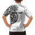 Hawaii and Japanese Culture Personalised Family Matching Tank Maxi Dress and Hawaiian Shirt With Polynesian Tribal Tattoo Style