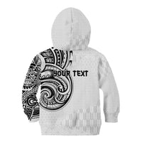 Hawaii and Japanese Culture Personalised Kid Hoodie With Polynesian Tribal Tattoo Style