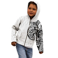 Hawaii and Japanese Culture Personalised Kid Hoodie With Polynesian Tribal Tattoo Style