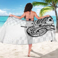 Hawaii and Japanese Culture Personalised Sarong With Polynesian Tribal Tattoo Style