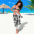 Hawaii and Japanese Culture Personalised Sarong With Polynesian Tribal Tattoo Style