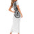 Hawaii and Japanese Culture Personalised Short Sleeve Bodycon Dress With Polynesian Tribal Tattoo Style