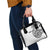 Hawaii and Japanese Culture Personalised Shoulder Handbag With Polynesian Tribal Tattoo Style