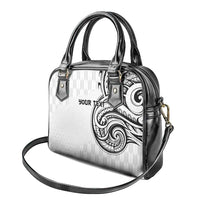 Hawaii and Japanese Culture Personalised Shoulder Handbag With Polynesian Tribal Tattoo Style