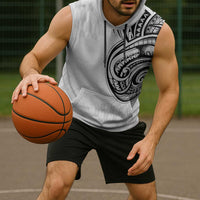 Hawaii and Japanese Culture Personalised Sleeveless Hoodie With Polynesian Tribal Tattoo Style LT9 - Polynesian Pride