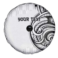 Hawaii and Japanese Culture Personalised Spare Tire Cover With Polynesian Tribal Tattoo Style