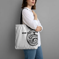 Hawaii and Japanese Culture Personalised Tote Bag With Polynesian Tribal Tattoo Style - Polynesian Pride