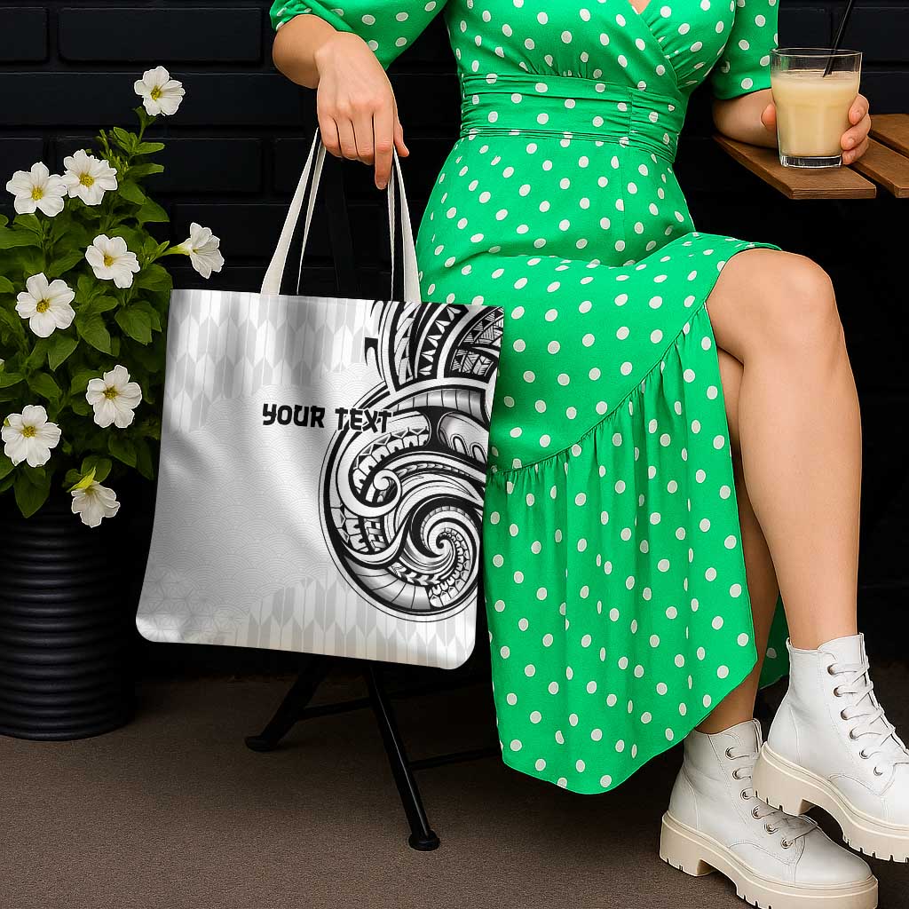 Hawaii and Japanese Culture Personalised Tote Bag With Polynesian Tribal Tattoo Style - Polynesian Pride