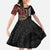Hawaii and Japanese Oni Mask Personalised Family Matching Mermaid Dress and Hawaiian Shirt Kakau Pattern Dark Art Style