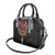Hawaii and Japanese Oni Mask Personalised Shoulder Handbag Kakau Pattern Dark Art Style