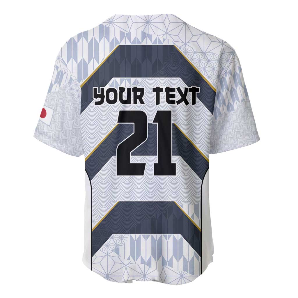 Japan Pacific Rugby 2022-23 Custom Baseball Jersey Black Sakura Japanese Wave Pattern LT9 - Polynesian Pride