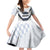Japan Pacific Rugby 2022-23 Custom Family Matching Off Shoulder Short Dress and Hawaiian Shirt Black Sakura Japanese Wave Pattern
