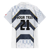 Japan Pacific Rugby 2022-23 Custom Family Matching Puletasi and Hawaiian Shirt Black Sakura Japanese Wave Pattern LT9 - Polynesian Pride