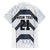 Japan Pacific Rugby 2022-23 Custom Family Matching Short Sleeve Bodycon Dress and Hawaiian Shirt Black Sakura Japanese Wave Pattern