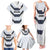 Japan Pacific Rugby 2022-23 Custom Family Matching Tank Maxi Dress and Hawaiian Shirt Black Sakura Japanese Wave Pattern