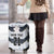 Japan Pacific Rugby 2022-23 Custom Luggage Cover Black Sakura Japanese Wave Pattern
