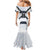 Japan Pacific Rugby 2022-23 Custom Mermaid Dress Black Sakura Japanese Wave Pattern