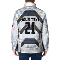 Japan Pacific Rugby 2022-23 Custom Padded Jacket Black Sakura Japanese Wave Pattern - Polynesian Pride