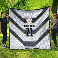 Japan Pacific Rugby 2022-23 Custom Quilt Black Sakura Japanese Wave Pattern LT9 - Polynesian Pride