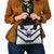 Japan Pacific Rugby 2022-23 Custom Shoulder Handbag Black Sakura Japanese Wave Pattern