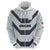 Japan Pacific Rugby 2022-23 Custom Zip Hoodie Black Sakura Japanese Wave Pattern