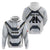 Japan Pacific Rugby 2022-23 Custom Zip Hoodie Black Sakura Japanese Wave Pattern