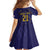 Japan Pacific Rugby 2022-23 Custom Family Matching Mermaid Dress and Hawaiian Shirt Blue Sakura Japanese Wave Pattern