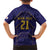 Japan Pacific Rugby 2022-23 Custom Family Matching Short Sleeve Bodycon Dress and Hawaiian Shirt Blue Sakura Japanese Wave Pattern