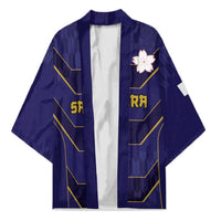 Japan Pacific Rugby 2022-23 Custom Kimono Blue Sakura Japanese Wave Pattern - Polynesian Pride