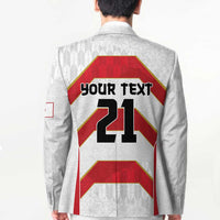 Japan Pacific Rugby 2022-23 Custom Blazer Red Sakura Japanese Wave Pattern - Polynesian Pride
