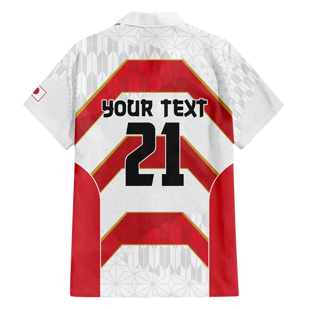Japan Pacific Rugby 2022-23 Custom Family Matching Short Sleeve Bodycon Dress and Hawaiian Shirt Red Sakura Japanese Wave Pattern LT9 - Polynesian Pride