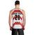 Japan Pacific Rugby 2022-23 Custom Men Tank Top Red Sakura Japanese Wave Pattern