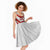 Japan Pacific Rugby 2022-23 Custom Midi Dress Red Sakura Japanese Wave Pattern - Polynesian Pride